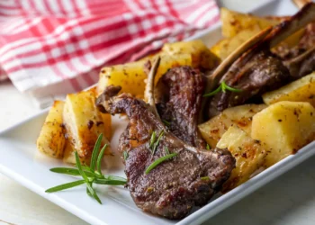 Agnello al forno con patate